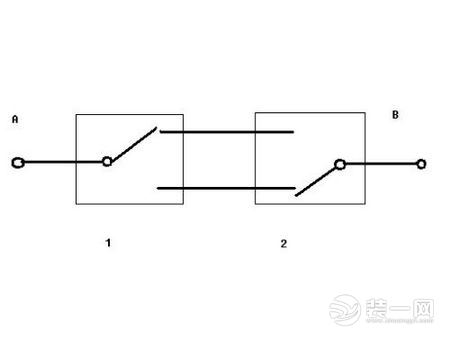 雙控開關接線圖內含電路圖原理和接法!